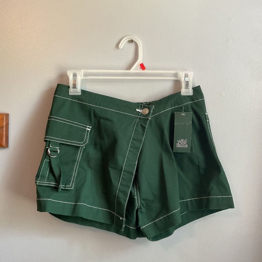 Wild Fable Women's Green Cargo Shorts